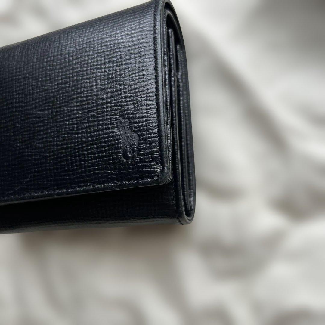 ラルフローレン　二つ折り　財布　黒