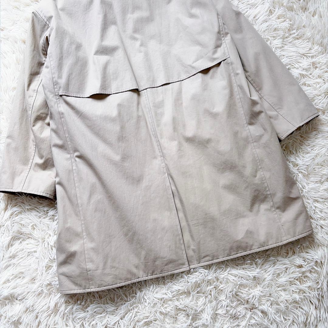 ギャルリーヴィー　パウダーコットンツイルダウンステンカラーコート　ベージュ　36