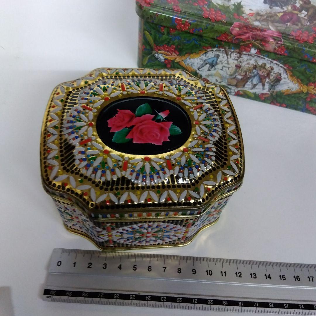 2個セット 空き缶　空缶　レトロ　お菓子缶