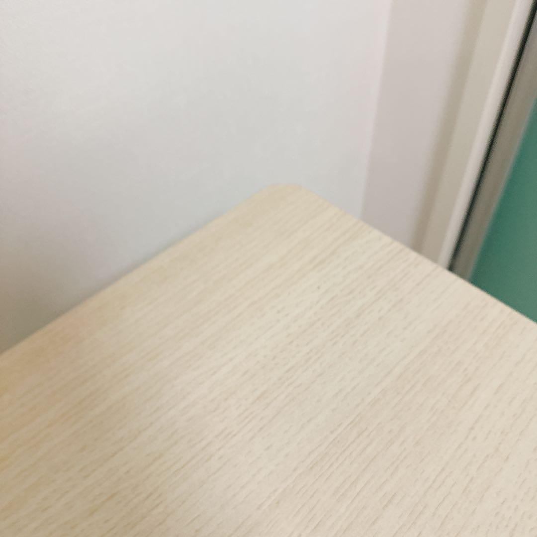 美品　昇降式デスク ロータイプ　幅120cm パソコンデスク　収納フック付き