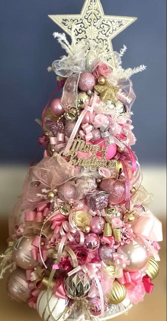 ピンククリスマスツリー！55センチ❣️ミッチー❣️