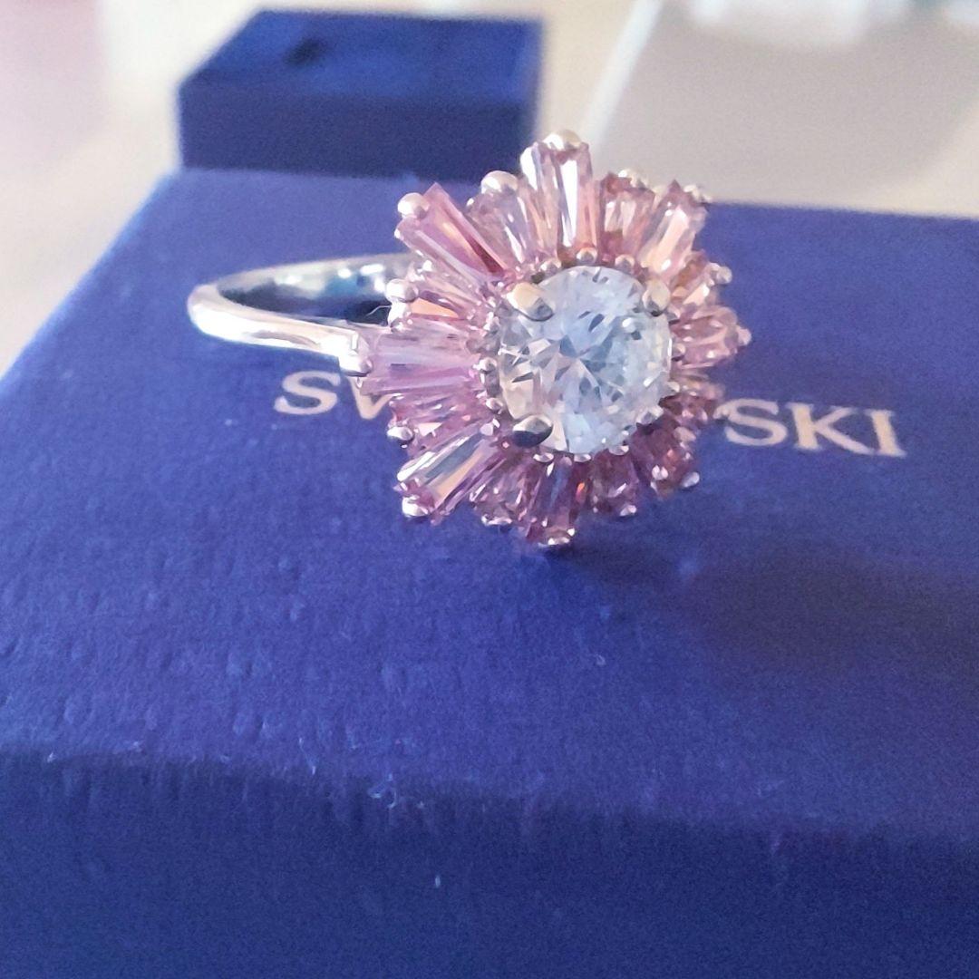 floraさん専用 55 Sunshine リング スワロフスキー