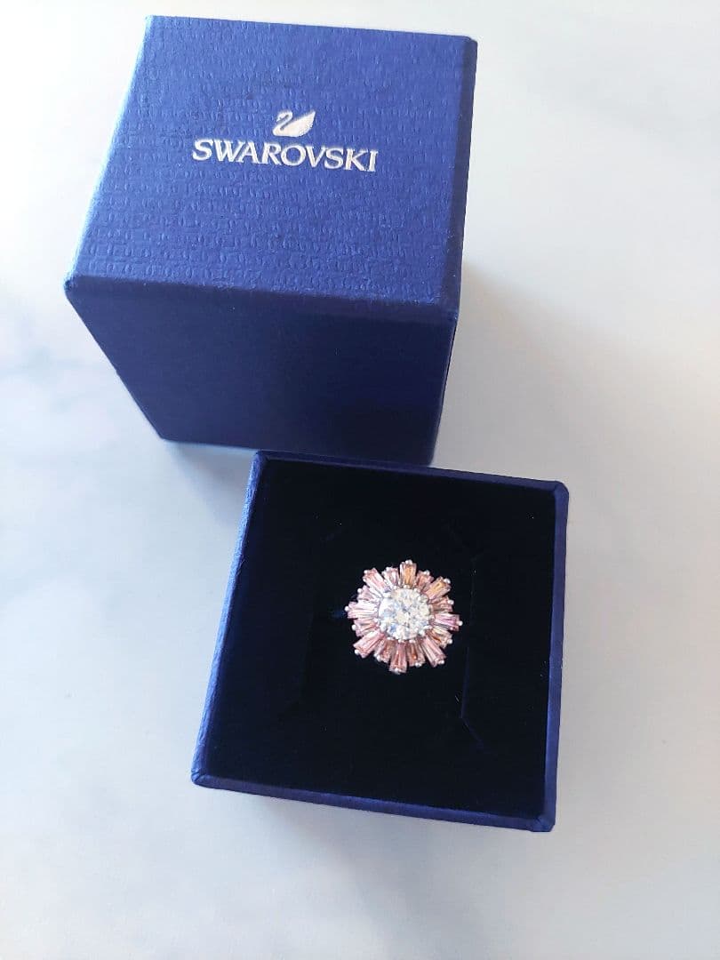 floraさん専用 55 Sunshine リング スワロフスキー