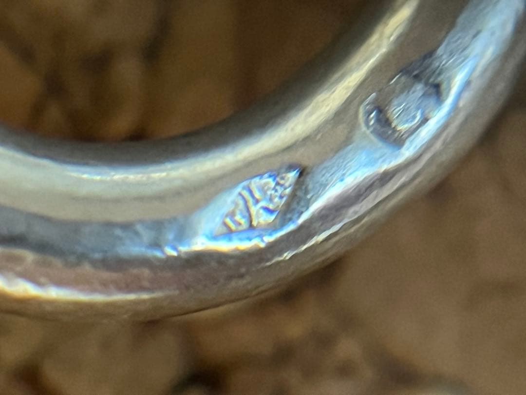 ビンテージ　シルバー リンクチェーンブレスレット