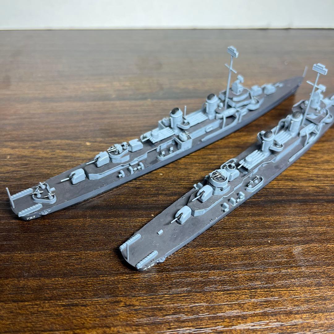 1/700 アメリカ海軍　護衛空母　ボーグ フレッチャー級駆逐艦　5隻セット