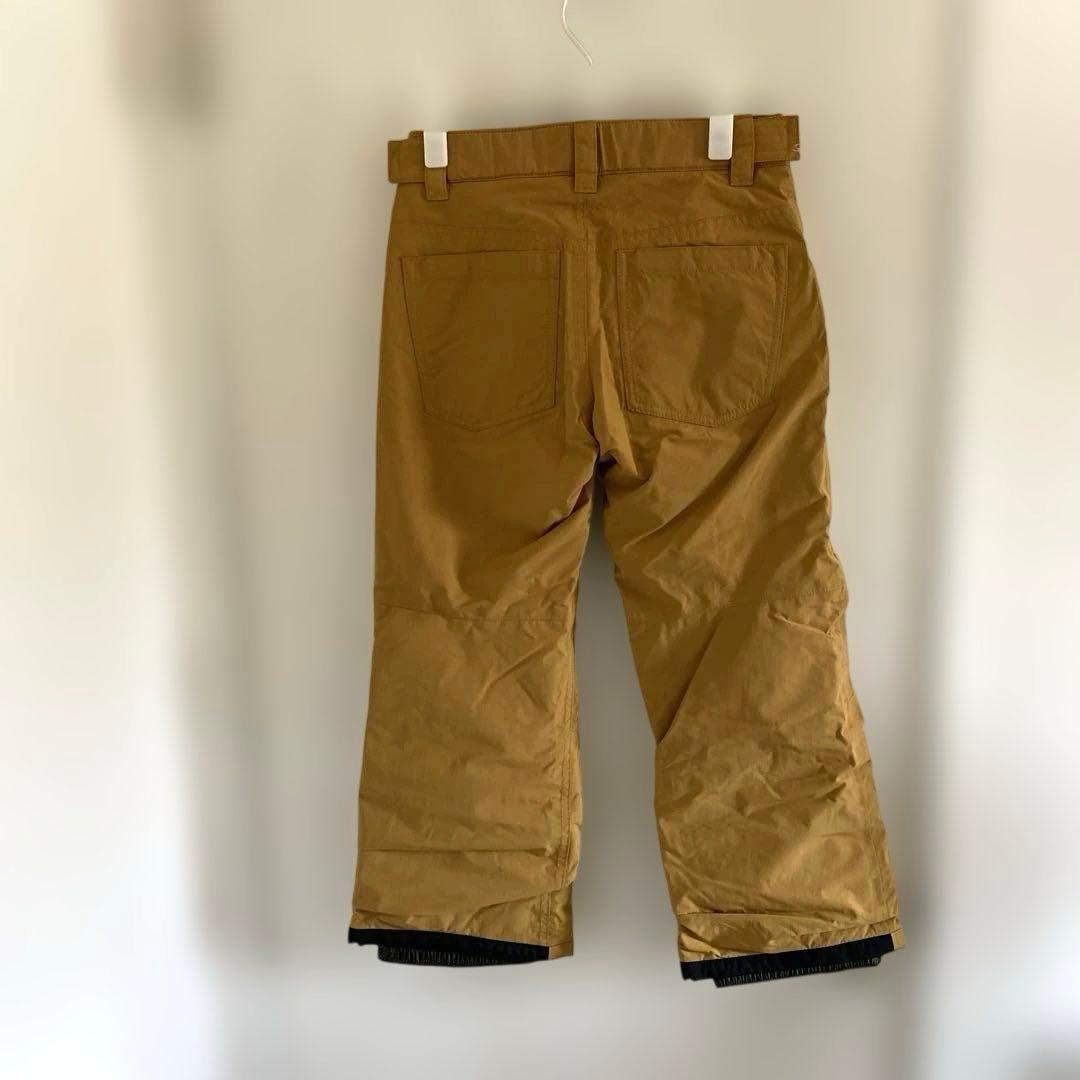 【130cm】BURTON キッズ スノーボードウエア　パンツ　マスタード
