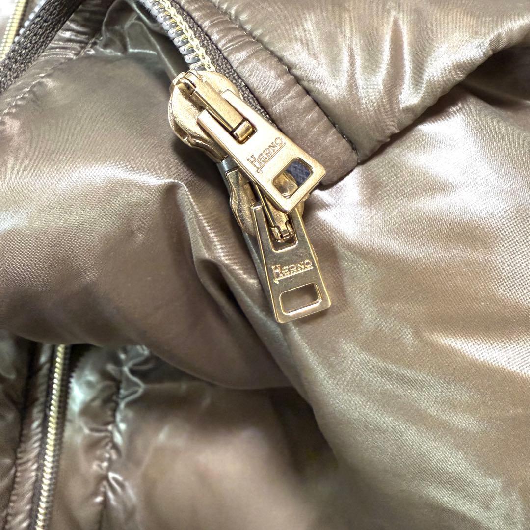 HERNO ヘルノ ダウン７分丈 ロングダウンコート42