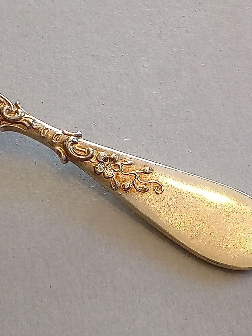 ドイツ シルバーデザートスプーン ４本組 アンティーク