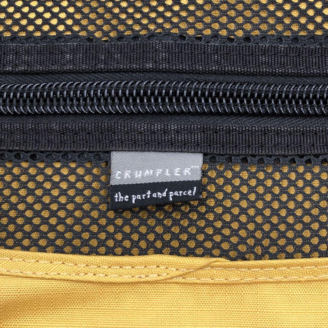 CRUMPLER クランプラー メッセンジャーバッグ 黒 大容量 斜め掛け ロゴ