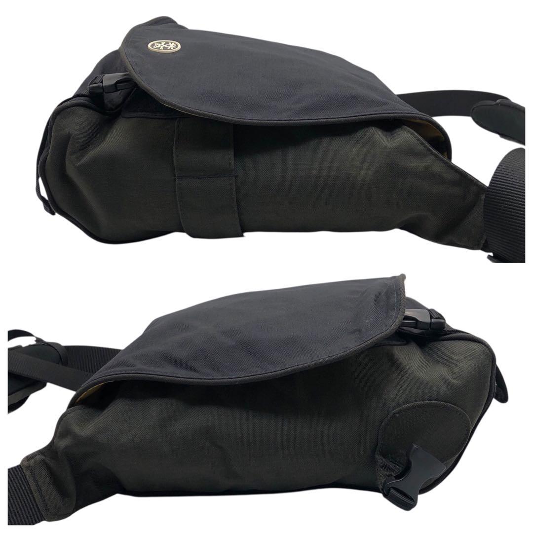 CRUMPLER クランプラー メッセンジャーバッグ 黒 大容量 斜め掛け ロゴ