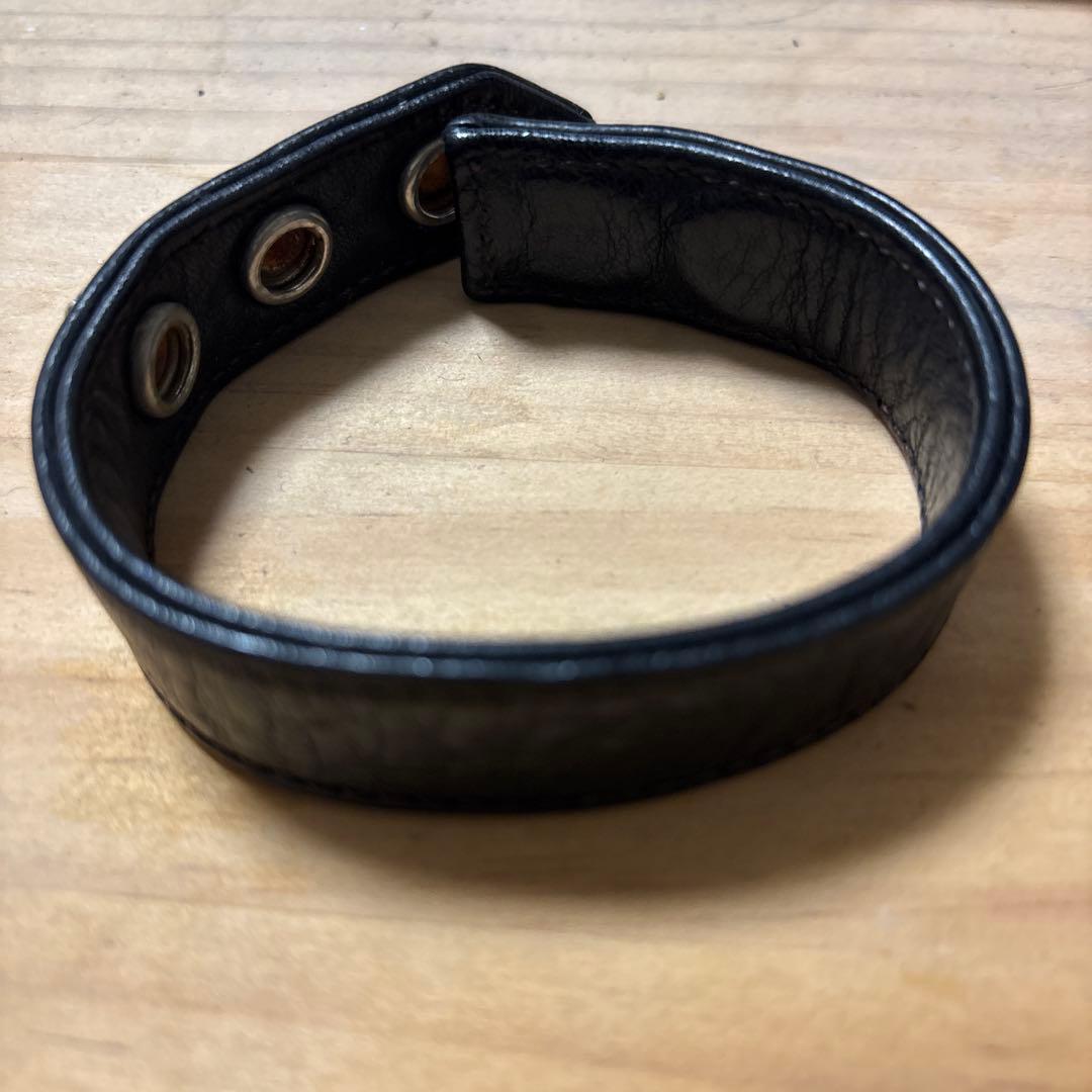 レザーブレスレット シルバー装飾