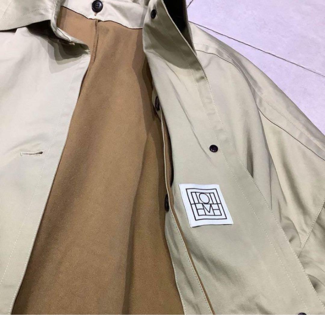 人気新作　Toteme トーテム カーキ色チェスターコート