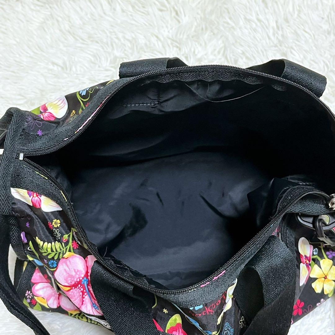 ⭐︎ハワイ限定⭐︎ レスポートサック ボストン ショルダー 2way ポーチ 鍵 花