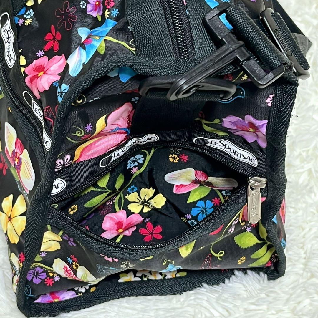 ⭐︎ハワイ限定⭐︎ レスポートサック ボストン ショルダー 2way ポーチ 鍵 花