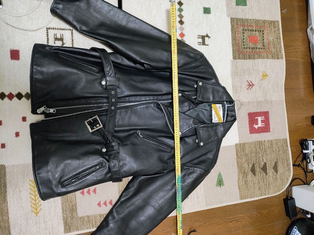 perfecto schott nyc 46サイズ　革ジャン　コート　ロング