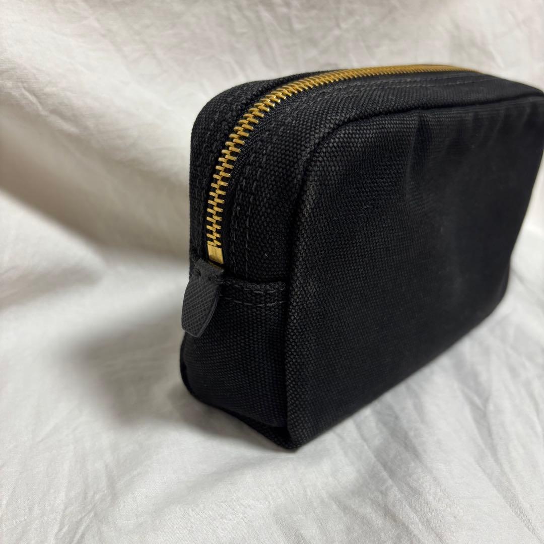 【美品】PRADA カナパ　コスメポーチ　ロゴポーチ