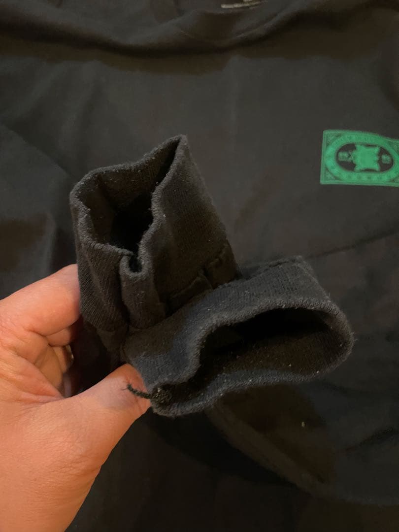 デカサイ Evisen Skateboards ロンT XL ブラック