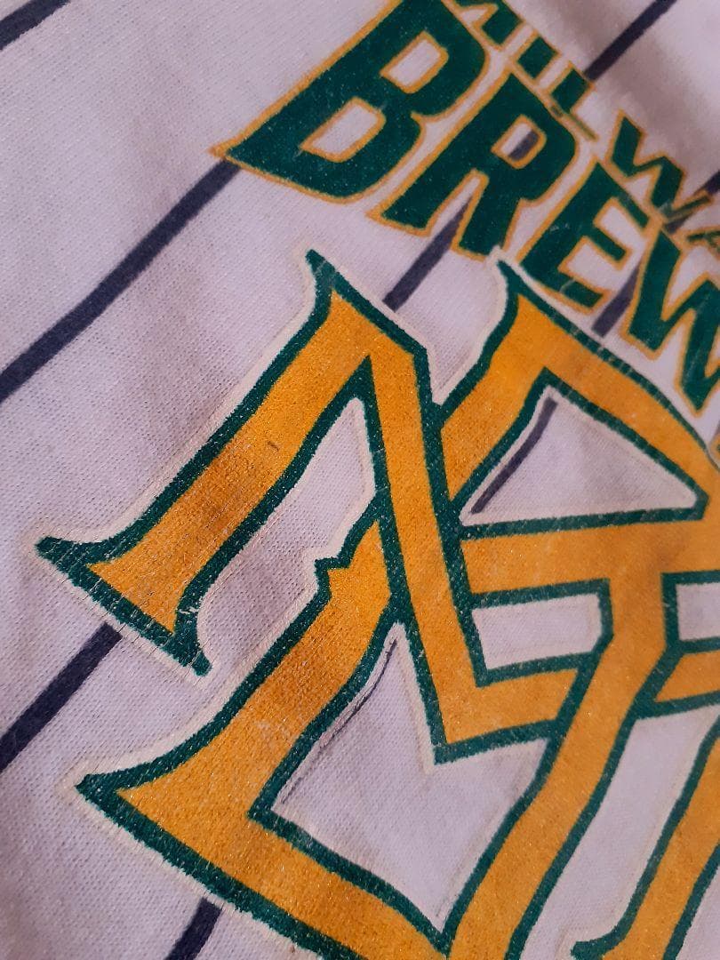 激レア！MLBミルウォーキー・ブリュワーズ ビンテージユニフォーム XL 野球