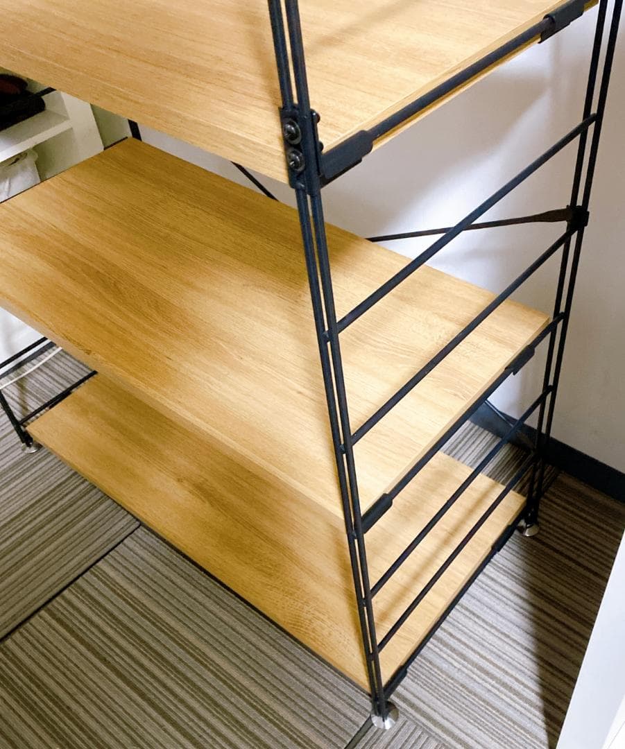 まみちゃん専用　YAMAZEN ウッドシェルフ 5段 ラック ナチュラル