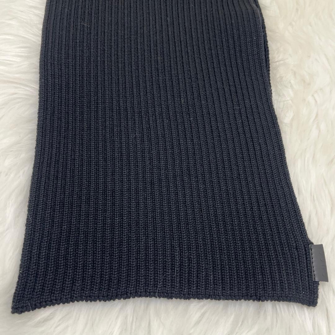 グッチ　GUCCI 極美品　ウール マフラー　イタリア製　ブラック