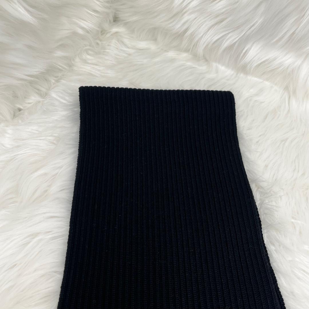 グッチ　GUCCI 極美品　ウール マフラー　イタリア製　ブラック