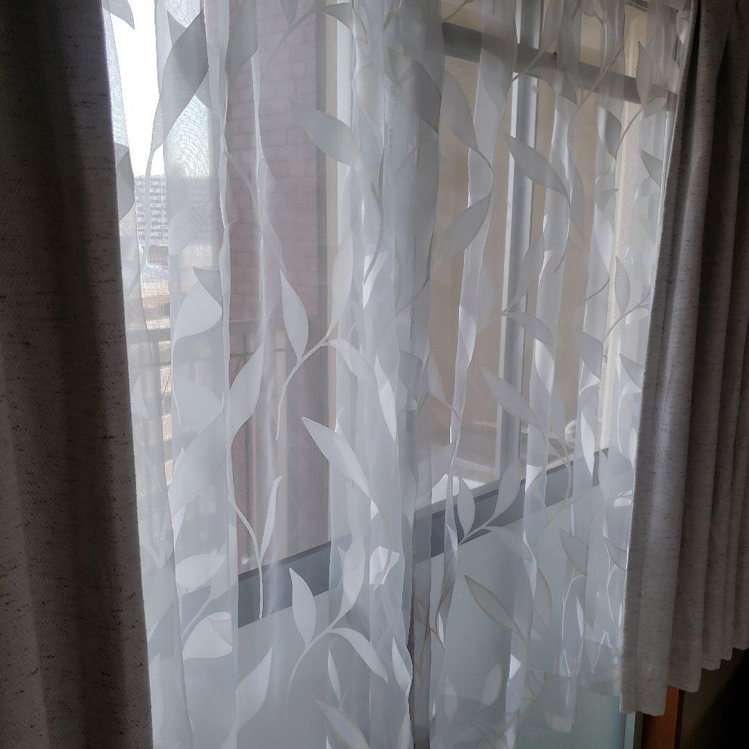 オーダーカーテン遮光　レース付き