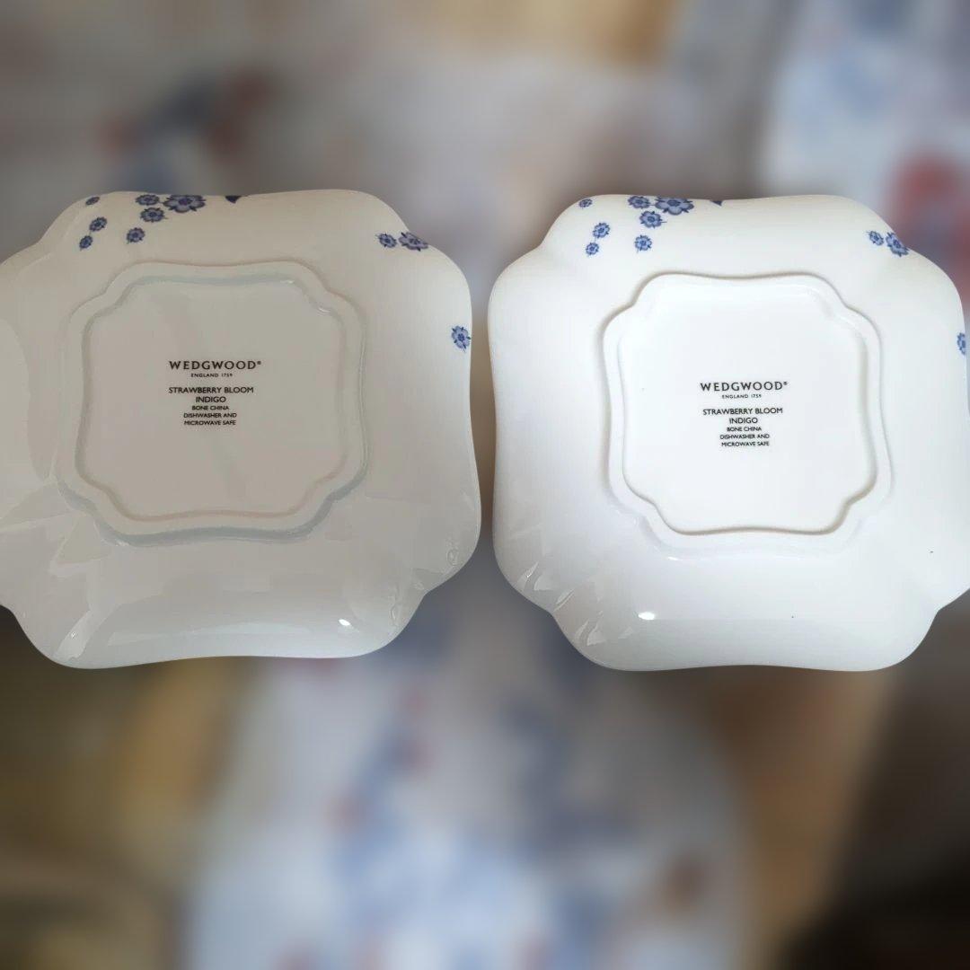  ストロベリーブルームインディゴ 食器セット 4点