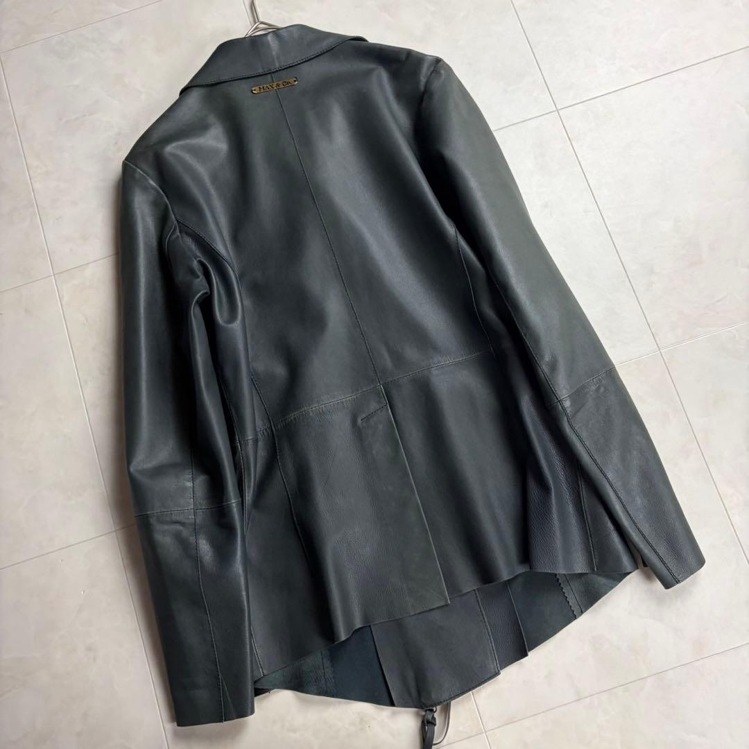 MAX Mara ✨MAX&Co. ラムレザージャケット 羊革 黒 38