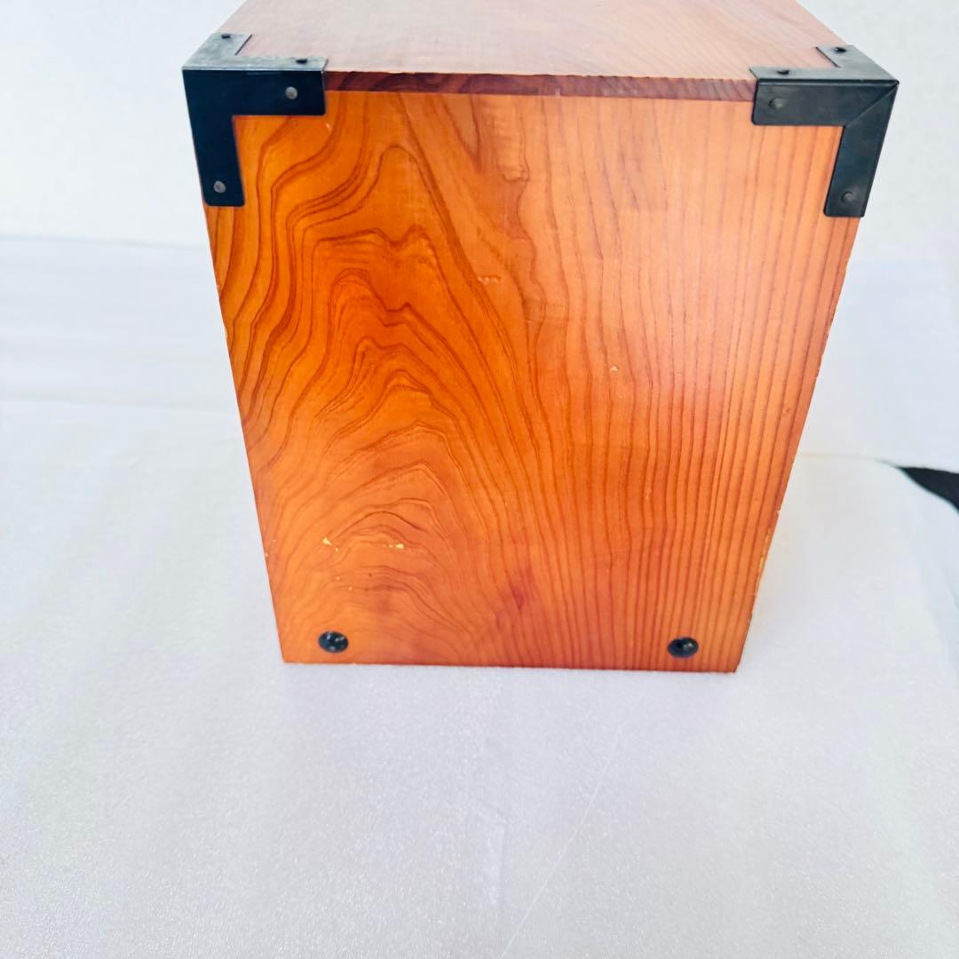 美品 天然木 小箪笥 3段 卓上収納 内装・縁起の良い赤 時代家具 アンティーク