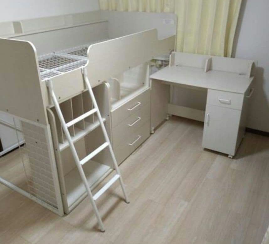 ニトリ　システムベッド　ホワイト