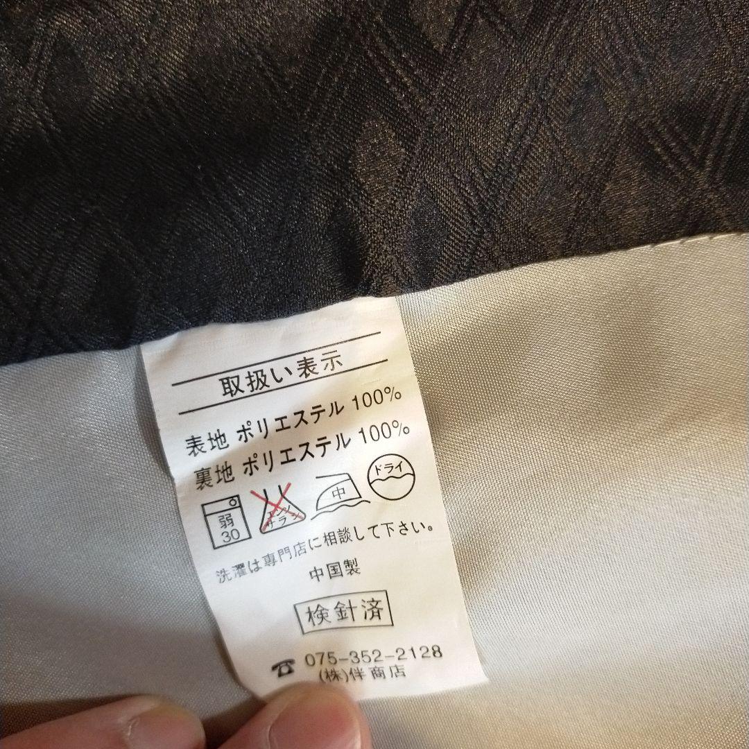 黒地に鷹の柄　七五三５歳男の子着物セット