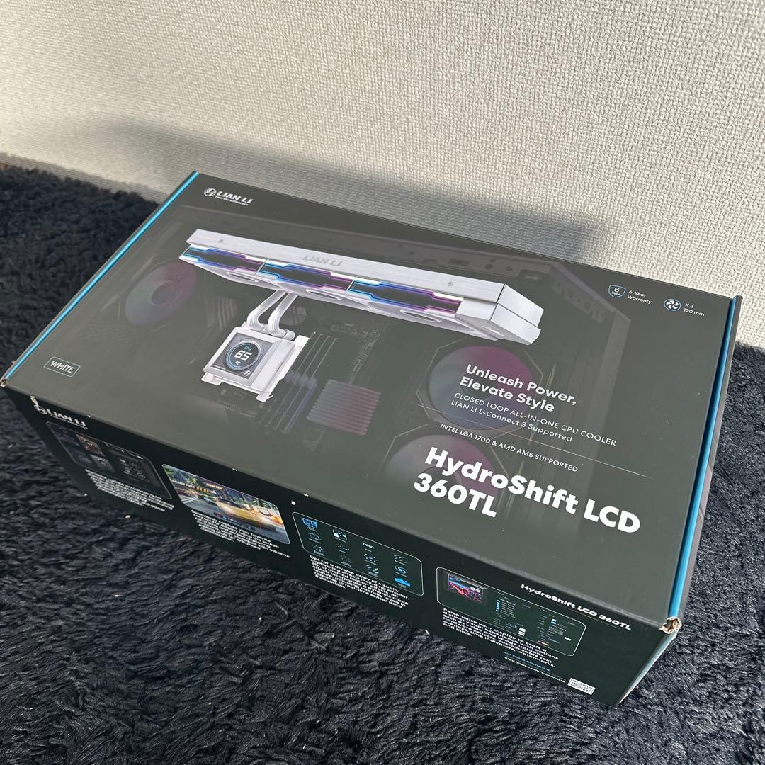 LIAN LI CPUクーラー HydroShift LCD 360TL 白