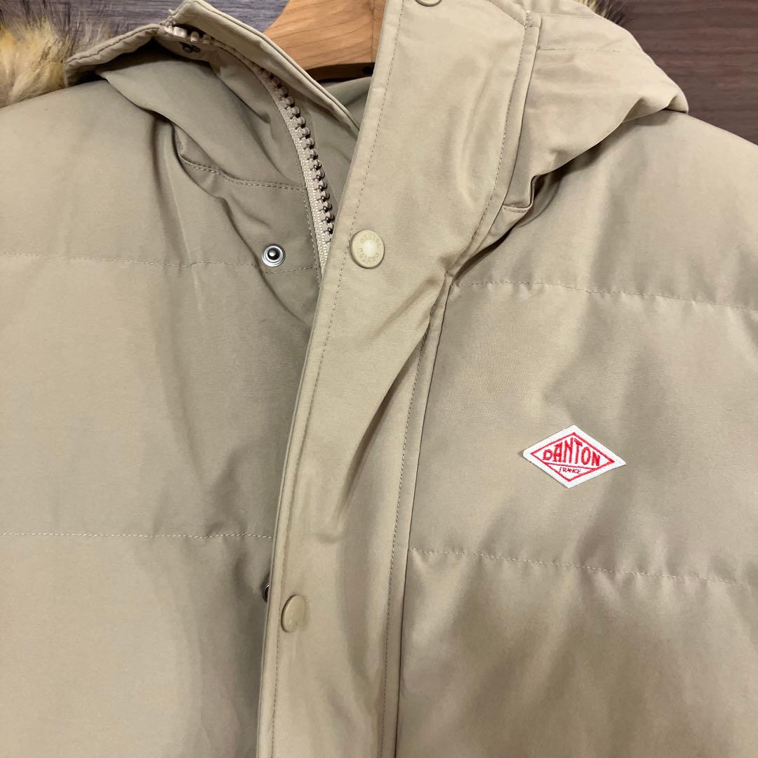 週末値下げ！！DANTON ダウンコート　Mサイズ　ベージュ　美品