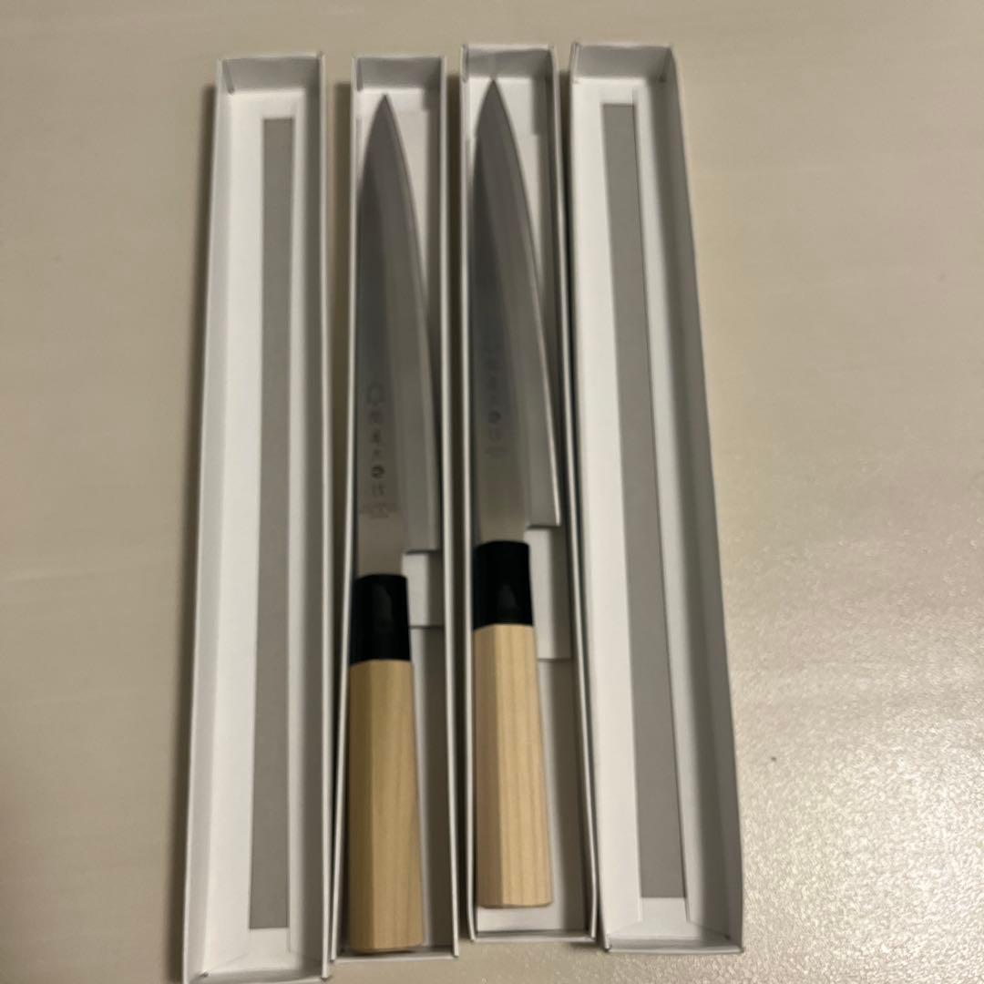 関亀太作　刺身包丁　出刃　2本セット　新品