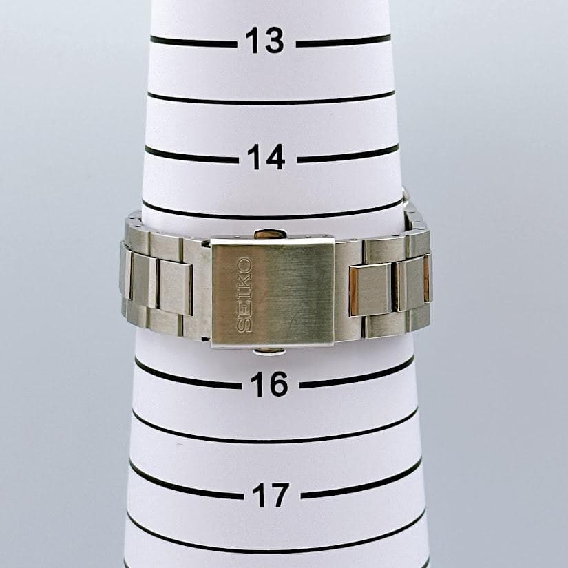 セイコー ソーラー電波 メンズ腕時計 ホワイト 7B24-0BR0 動作良好