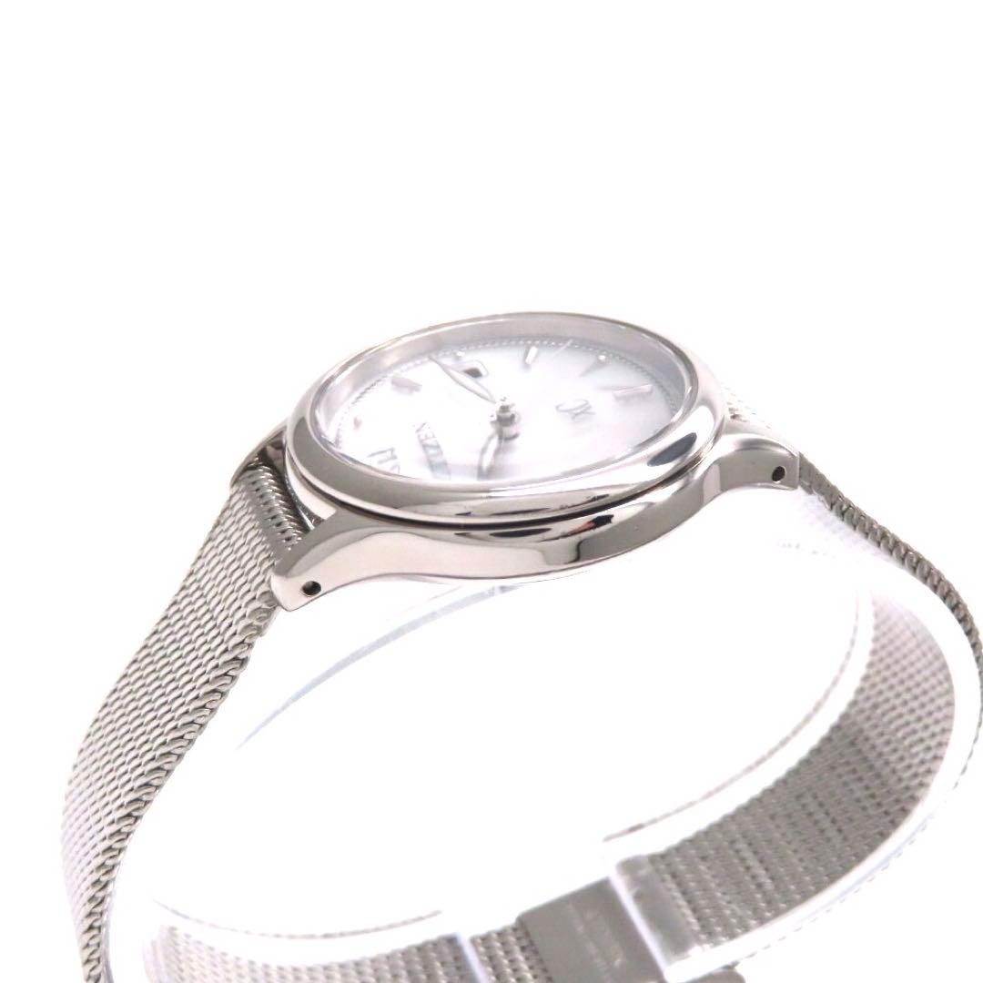 極美品 EW2631 55A クロスシー ソーラー シチズン 時計 シルバー