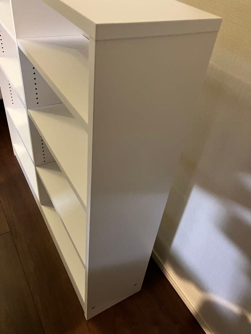 ホワイトオープンラック 幅90cm 奥行20cm