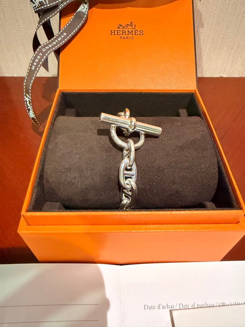 12/19購入【新品未使用】HERMES シェーヌダンクル MM 14コマ