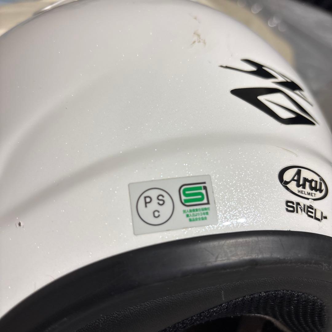 Arai ヘルメット SZG ホワイト ミラー