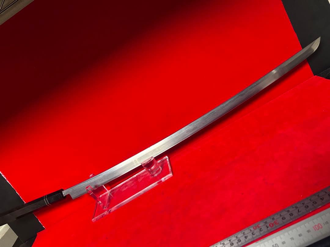 01589 包丁　マグロ包丁　超美品　刃文綺麗　墨流し　地肌綺麗　未使用品