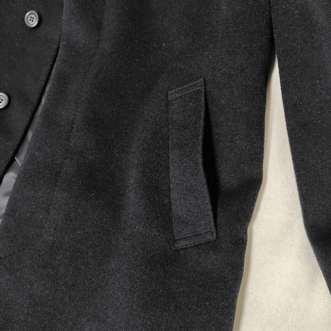 未使用級 約10万円 アンゴラ100% ステンカラー コート GOTAIRIKU