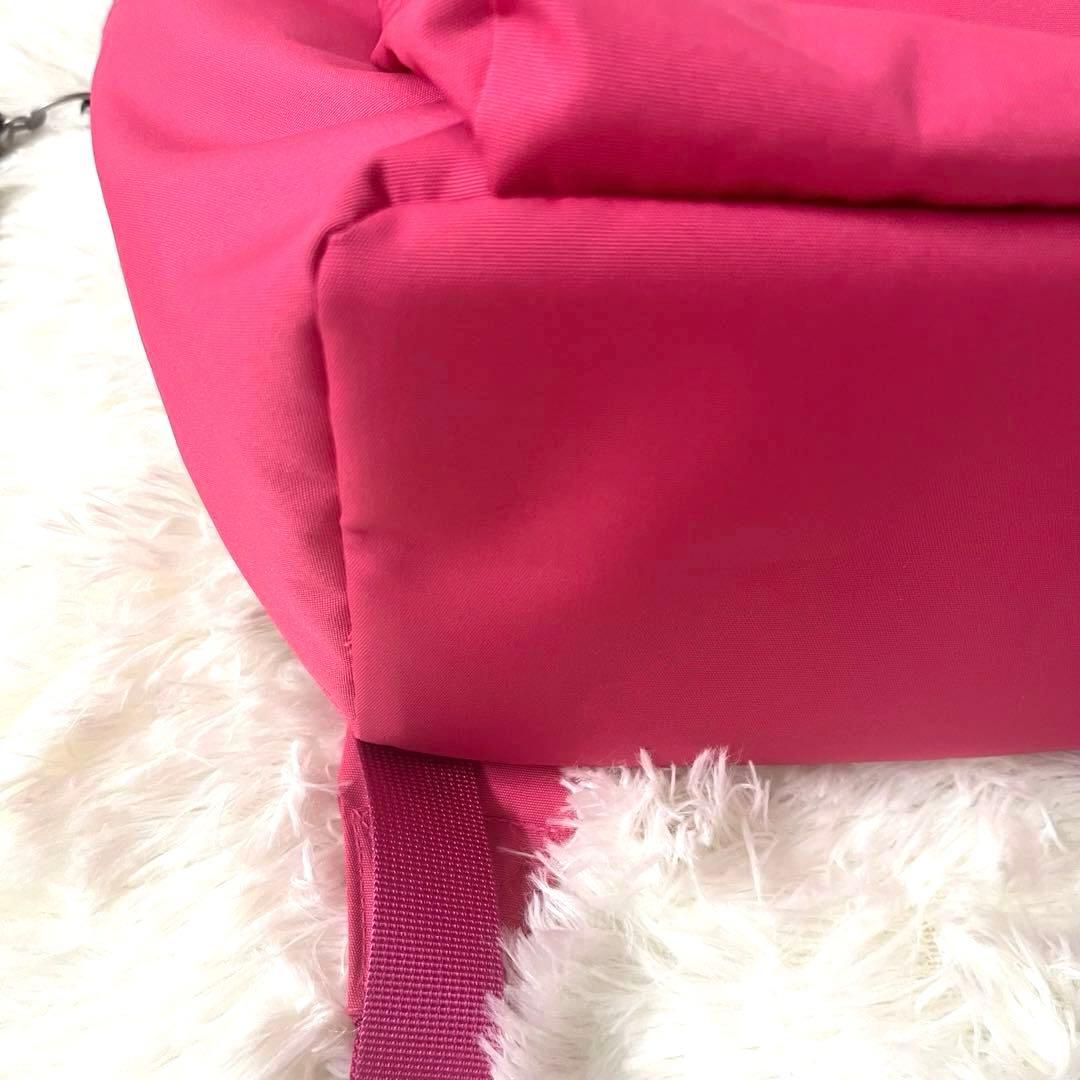 完売品　新品　ファミリア マザーズリュック 2way ピンク　ポーチ付き　くま