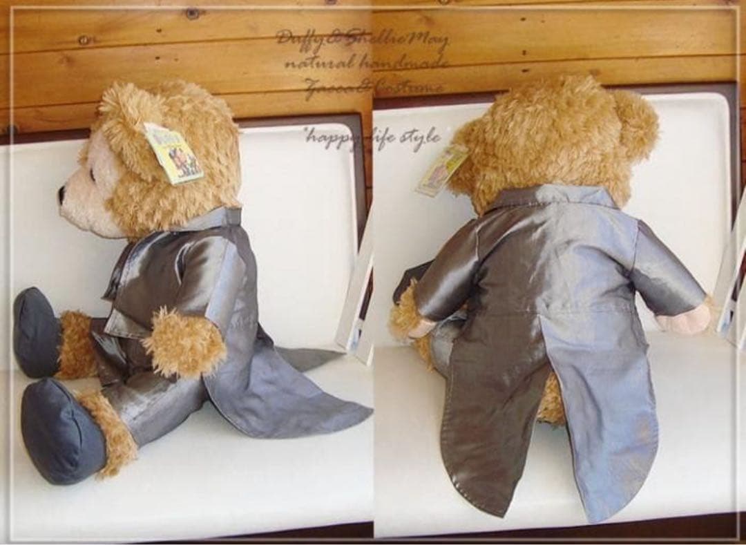 ダッフィー・シェリーメイ Mサイズ用＊ウエディングドレス＆グレータキシード