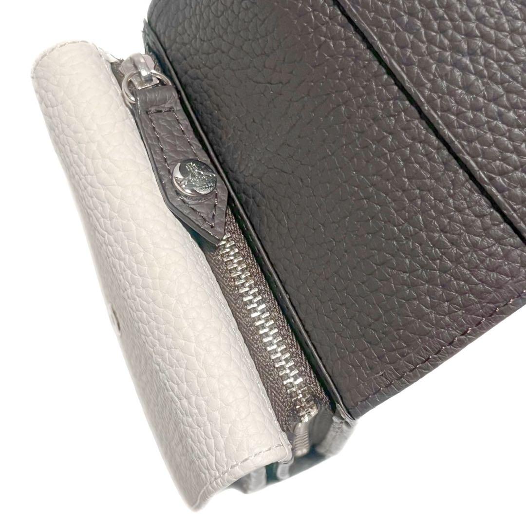 ヴィヴィアンウエストウッド ダブルフラップ 三つ折 二つ折 財布 レザー 本革