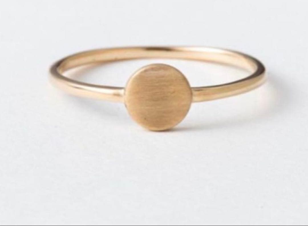 Jouete K10YG モチーフ リング 13号　シンプルリング