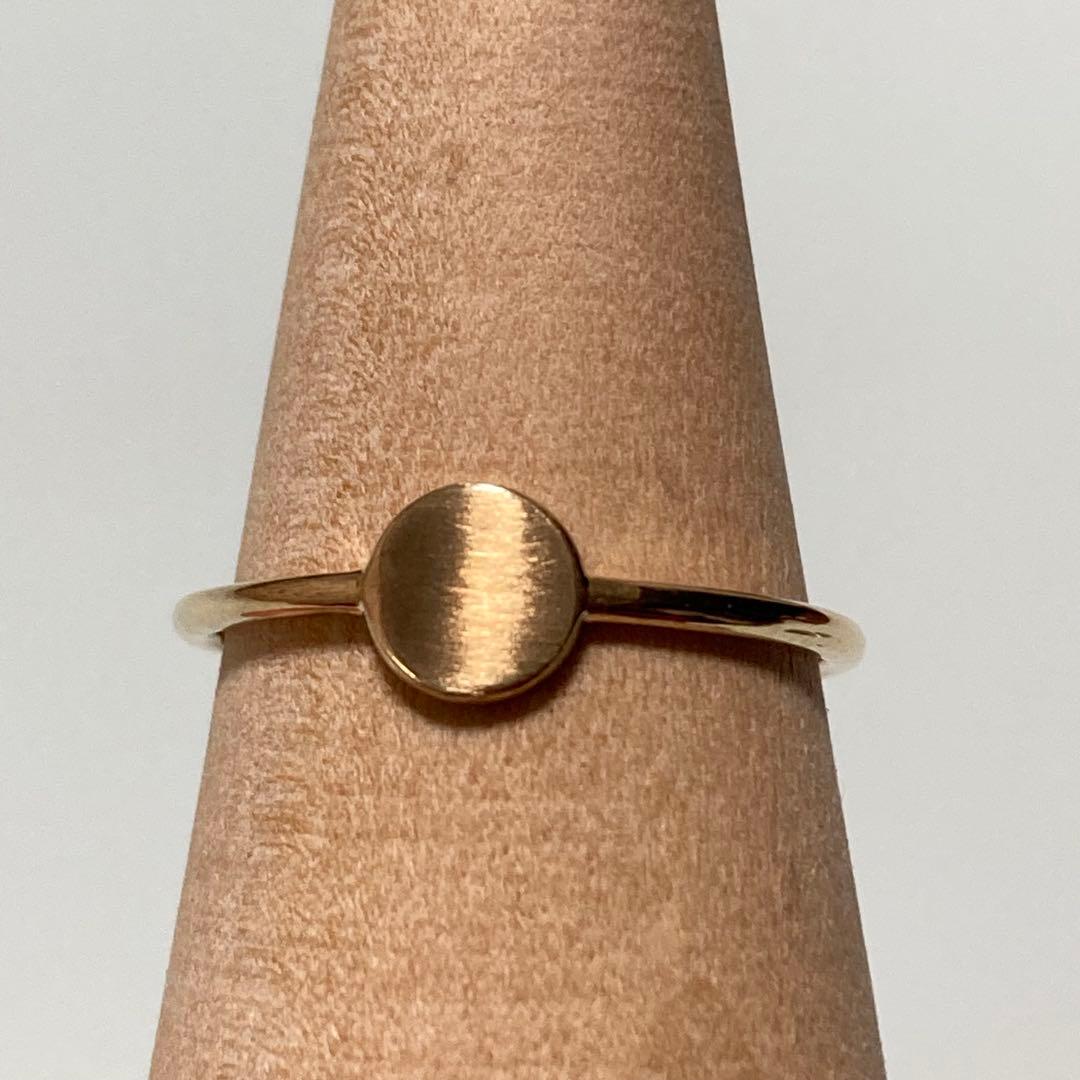 Jouete K10YG モチーフ リング 13号　シンプルリング