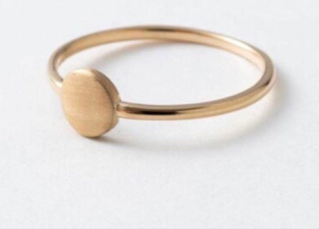 Jouete K10YG モチーフ リング 13号　シンプルリング