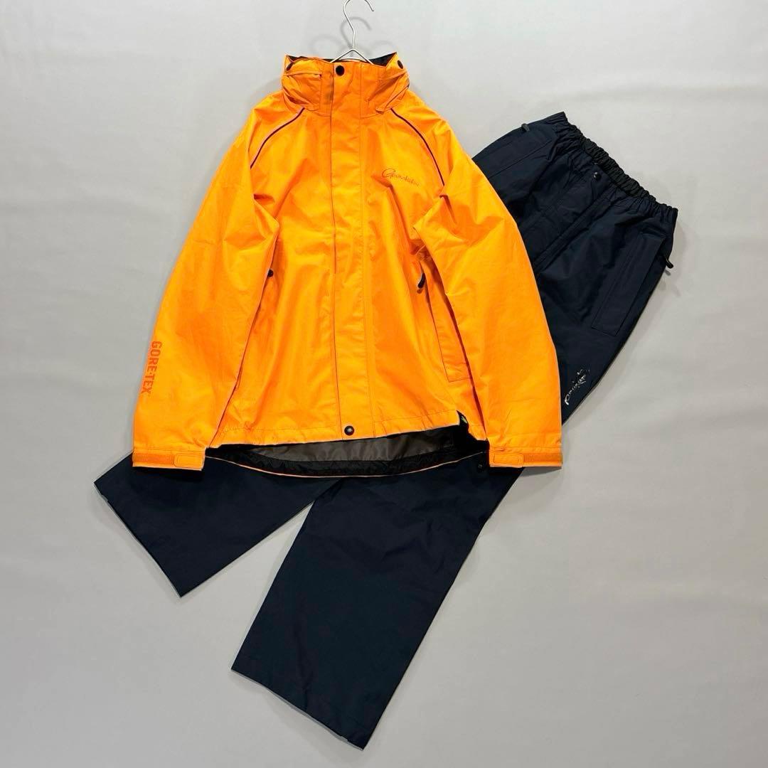 がまかつ　ゴアテックス　レインウェア　上下セット　GM3380 オレンジ　WS