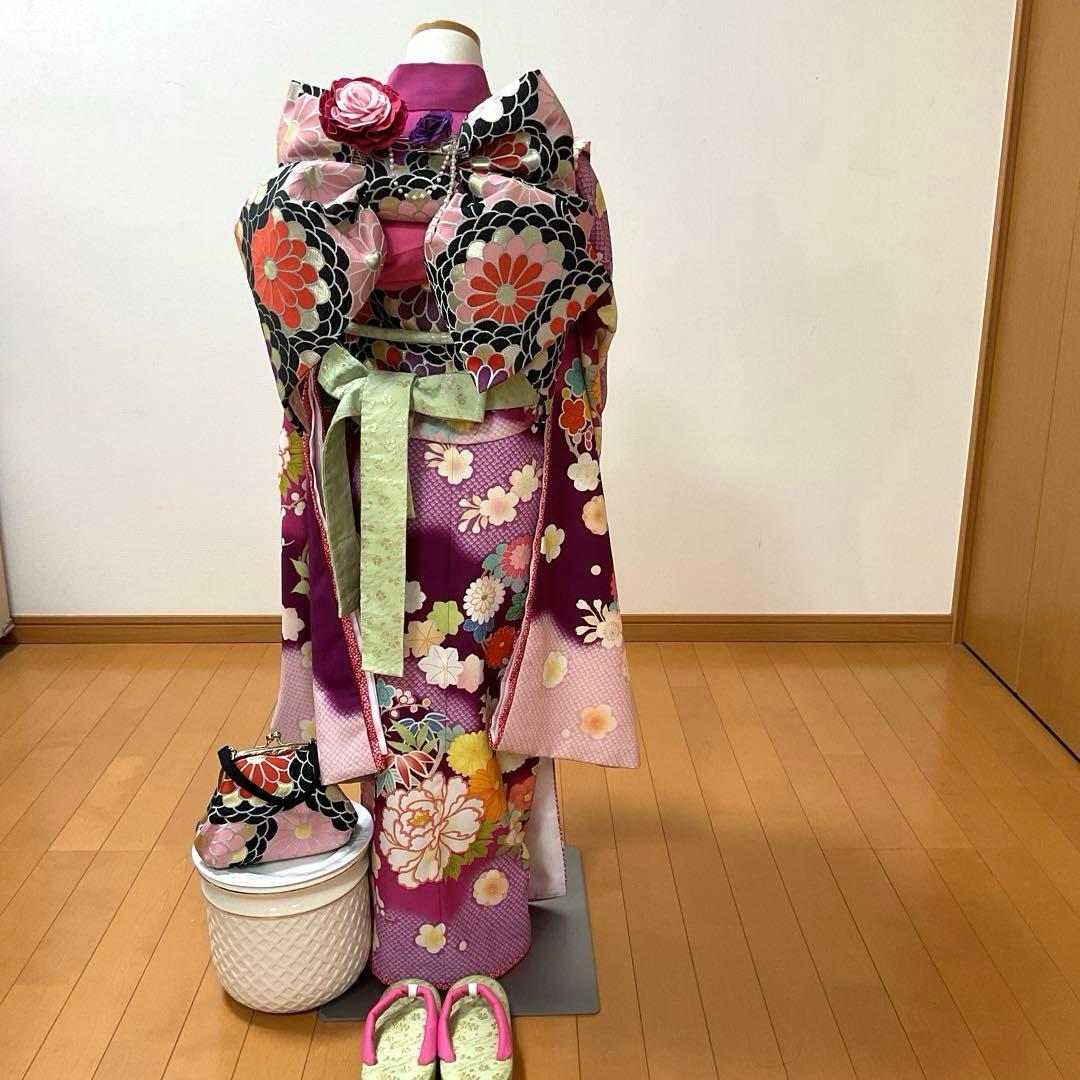 きょんちゃんNo.109 七五三　7歳 着物フルセット　　乙葉