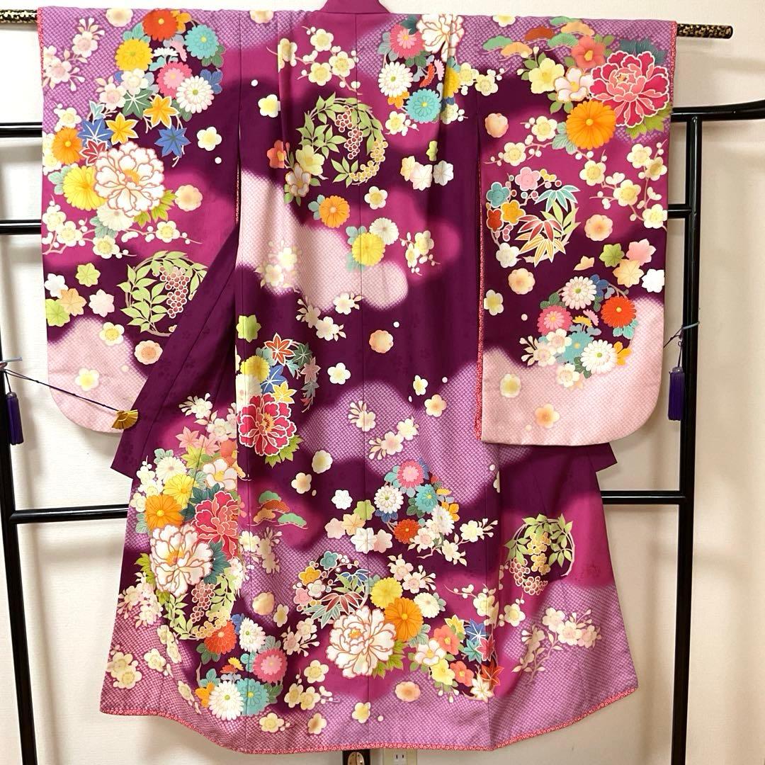 きょんちゃんNo.109 七五三　7歳 着物フルセット　　乙葉